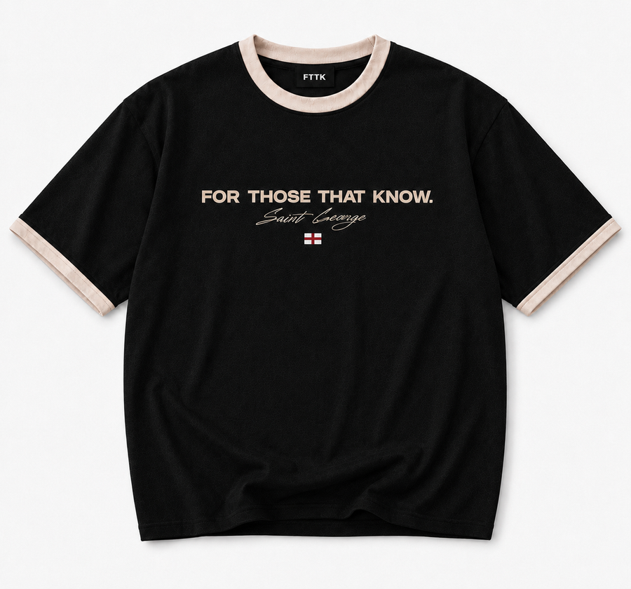 Saint George - washed black & Bone White