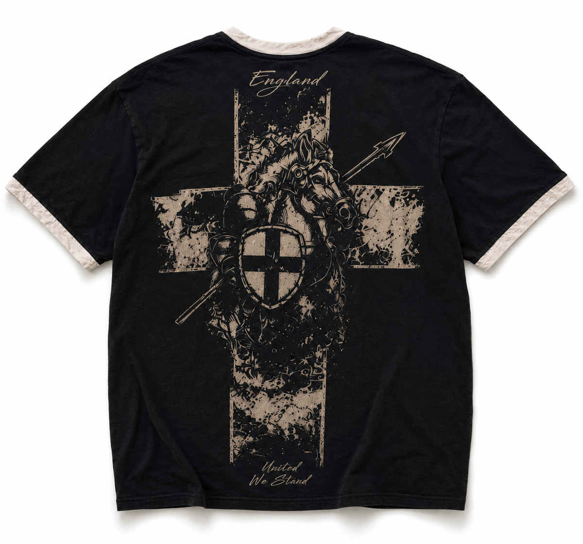 Saint George - washed black & Bone White
