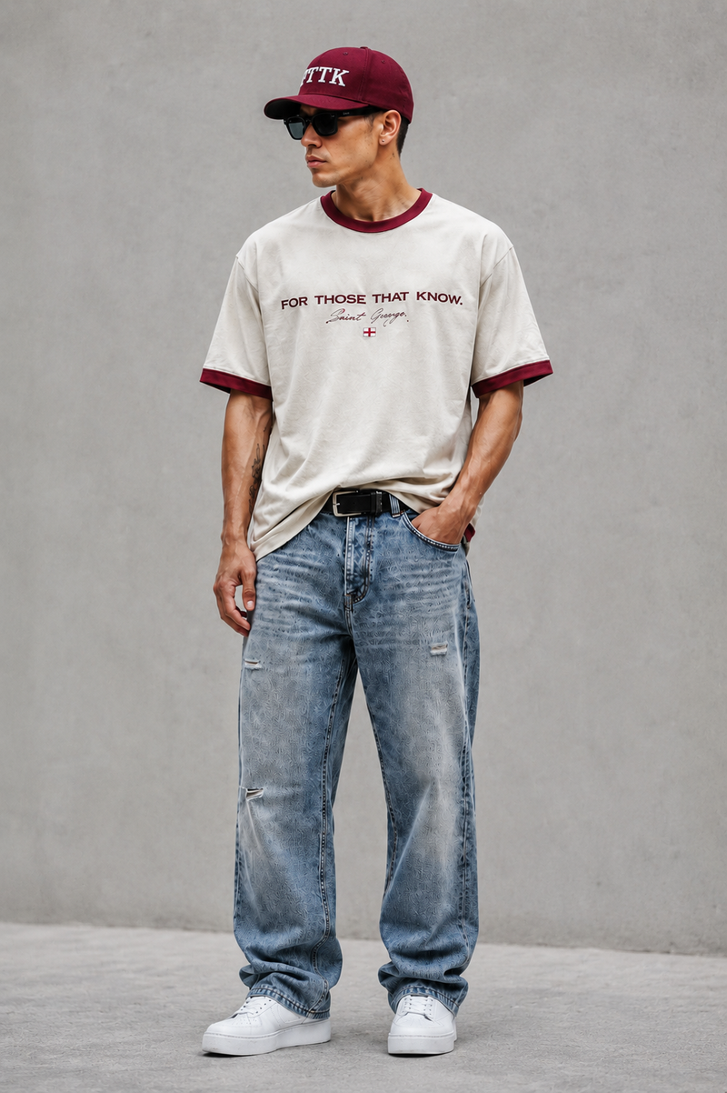 Saint George - Bone White + Deep Red