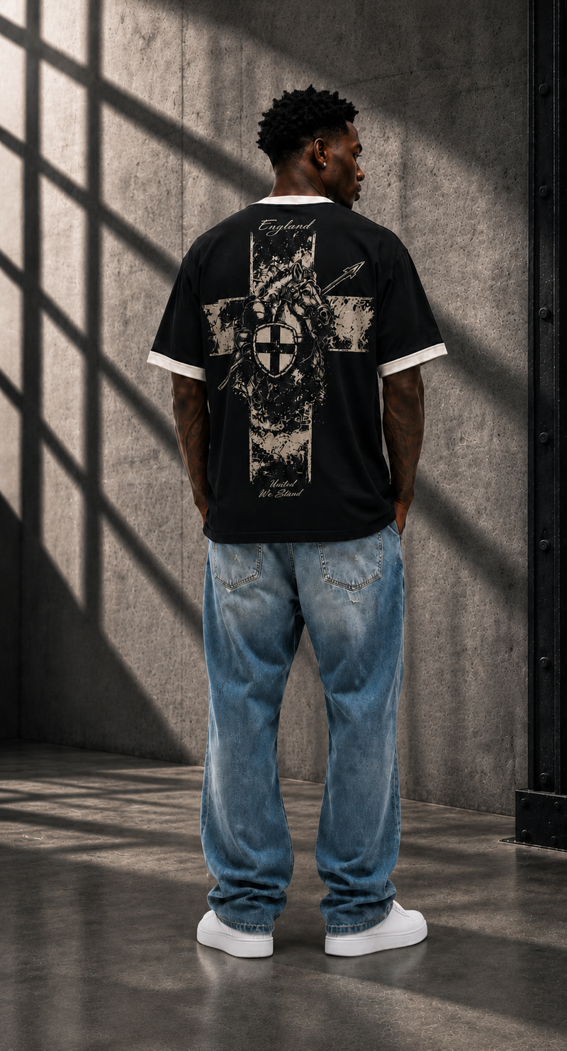 Saint George - washed black & Bone White